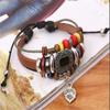 Accesorios periféricos de animación punk nueva pulsera hecha a mano pulsera de cuero con cuentas al por mayor pulsera explosiva japonesa y coreana