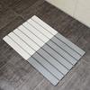 Alfombra de Piso Plegable de Diatomeas Rectangular de Tira Absorbente que No se Limpia de Secado Rápido Antideslizante para Piso de Cocina Baño