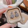 Anillo Schubert Rose con gemas, diseño chapado en oro de 18 quilates, collar con camelia y circonita, conjunto de pendientes vintage