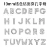 Suprimentos para Animais de Estimação Transfronteiriço Coleira com Letras de Strass, Acessórios para Coleira de Cachorro com Placa de Nome DIY, Coleira Anti-Perda para Gato