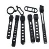 Tira de Silicone para Lanterna de Bicicleta de Montanha, Tira de Silicone para Farol de Bicicleta, Tira de Silicone para Acessórios de Ciclismo