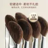 Pincel Sombra de Nariz en Forma de Hoz para Difuminar, Contornear, Iluminar y Sombras Laterales; Brocha de Maquillaje Angulada; Cepillo portátil para la punta del dedo; Polvo Suelto Cangzhou