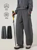 Pantalones Casuales Resistentes al Agua para Hombre para Exteriores, Temporada de Primavera, Corte Holgado, Pantalones Cargo Paracaidista con Bolsillos Laterales, Pantalones Deportivos Funcionales