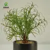 Simulación planta suculenta súper grande tamaño pequeño suculenta bonsái planta verde flor de plástico en maceta micro paisaje con pared vegetal