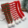 Mini bufanda navideña transfronteriza, sombrero, muñeca, bufanda pequeña, accesorios de joyería navideña DIY, decoraciones navideñas para muñecas