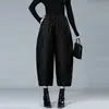 Pantalones Casuales Jacquard de Encaje Versátiles, Elegantes, Juveniles, Adelgazantes para Tallas Grandes, Moda de Primavera y Otoño para Madres de Mediana Edad