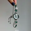 Pulseira Ajustável com Flor de Glicínia Vintage, Relógio Estilo Retrô de Luxo Leve, Relógio de Pulso Simples para o Dia a Dia