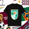 Camiseta Estampada con Logo de Equipo de la Copa del Mundo 2026 La Más Vendida en Amazon Casual de Manga Corta Talla Europea