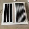 Grelha de Ventilação de Ar com Fendas de Liga de Alumínio, Tira de Inspeção Tipo Fenda, Grelha em Forma de Tira do Fabricante, Saída de Ar Condicionado Central de ABS