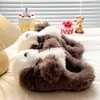 [Lindo estilo coreano] Pantuflas mullidas de cachorro Border Collie para mujer, Nueva colección Otoño/Invierno 2026, Pantuflas cálidas de algodón para el hogar y el dormitorio, Pantuflas de pareja