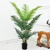 Maceta de planta verde artificial Decoración de plátano de planta artificial nórdica hoja de tortuga estilo ins sala de estar decoración interior grande