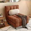 Sofá cama perezoso de pana, sofá cama de tamaño pequeño, diseño plegable, adecuado para uso individual como asiento o cama, ideal para salas de estar, dormitorios o como silla para siestas
