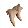Botas de tornozelo justas estilo francês com bico fino e elástico, salto baixo, nova coleção outono/inverno 2026, salto grosso, botas curtas para mulheres, forradas com fleece para aquecimento, botas Chelsea