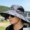 Sombrero de Sol de Verano para Hombre, Sombrero de Sol de Ala Ancha para Senderismo al Aire Libre, Sombrero de Pescador, Sombrero de Sol Plegable, Transfronterizo
