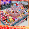 Atrio de Shopping Center Castelo Inflável Infantil Praça Feira de Templo Barraca Trampolim Inflável Grande Castelo Travesso Infantil a Ar