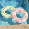 Flotador de natación, juguete acuático para piscina para adultos y niños, flotador de natación estilo floral ins, salvavidas deportivo engrosado, flotador de natación para las axilas