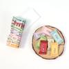 Toalla Comprimida Desechable en Caja Toalla Limpiadora Toalla Facial Toalla Cuadrada Pequeña Empaque Portátil de Caramelo para Viajes de Negocios