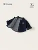 Roupas Infantis Bangxuan Outono Novidades Roupas Meninos Tops Camisa Lapela Bordado Jaqueta Infantil Roupas Jeans para Bebês Meninos