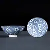 Taza de té cerámica sombrero maestro taza de té pintada a mano té individual taza de té japonés azul y blanco porcelana taza de té juego de té kung fu cuenco de té al por mayor