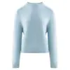 Kang Sai Ni Suéter Grueso 100% Cachemir Cuello Redondo Corte Amplio Hombro Raglán Manga Larga Holgado Tejido Perezoso Top Base
