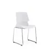 Cadeira de Treinamento para Escritório, Cadeira Empilhável em Forma de Arco de Plástico Espesso para Restaurante, Cadeira para Reunião de Equipe, Cadeira de Conferência, Cadeira para Área de Lazer