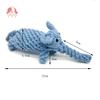 Juguete para Mascotas de Cuerda de Algodón Tejido a Mano Forma de Animal Realista Fabricante Venta al por Mayor Amazon Juguete para Perro Cuerda para Masticar Nudo