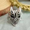 Anillo Faraón Máscara Hombre y Mujer Superman Iron Man Europeo y Americano Transfronterizo Acero Inoxidable Acero Titanio Pareja Joyería de Mano