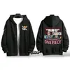 2026 Nueva Chaqueta con Capucha y Cremallera de una Pieza Luffy Gear 5 Anime Sudadera Unisex Ropa Casual de Calle