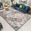 Alfombra de sala de estar clásica estilo europeo transfronteriza, estilo étnico, alfombra de dormitorio de área grande vintage de cobertura completa, disponible para venta al por mayor