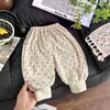 Nuevos Pantalones de Otoño para Niños Estilo Coreano Ropa Infantil Bebé Lunares Pantalones Casuales Pantalones Largos para Niñas Pantalones Largos de Primavera para Bebé