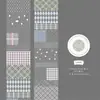 Cinta de Tinta Blanca para Mascotas Crepúsculo Serie Espacio en Blanco 4 Tipos de Transparente Básico Material Base para Diario DIY Collage