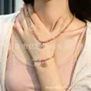 Collar de Perlas de Cristal Coloridas Frescas de Verano Hecho a Mano con Cuentas para Mujer, Cadena de Clavícula en Capas de Lujo Ligero de Nicho