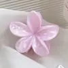 Presilha de Cabelo Plumeria Transfronteiriça Europeia e Americana, Presilha de Cabelo Popular para Férias, Presilha Lateral, Presilha Tubarão para Coque na Parte de Trás da Cabeça Acessório de Cabelo