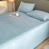 Cor Sólida Veludo Leite Lençóis de Cama Peça Única Inverno Espessos Flanela Lençóis de Cama Nantong Veludo Coral Lençóis de Cama Conjunto de Três Peças Forrado com Lã