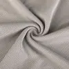 Processamento personalizado de tecido de toalha refrescante que absorve o suor, tecido de malha de cor sólida para uniformes de basquete, tecido respirável de secagem rápida