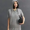 Chaleco de Cachemira para Mujer Estilo Old Money Trenzado Holgado Casual Urbano Estilo de Viaje Otoño e Invierno Nuevo Versátil