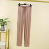 Pantalones de moda con tobillos atados para mujer, primavera y verano, cintura alta, drapeados, sueltos, adelgazantes, delgados, rectos, para baile, yoga, pantalones casuales recortados
