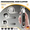 Cortador de Cabelo de Arroz Preto, Aparador Elétrico para Autocorte de Cabelo, Cortador de Cabelo Elétrico, Salão de Cabeleireiro Profissional, Uso Doméstico, Silencioso