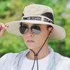 Sombrero de verano para hombre, antiultravioleta, protector solar, parasol, sombrero de lavabo, sombrero de pescador.