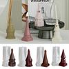 Zongbo Silicona Estéreo Castillo Pequeño Soporte para Anillos Piedra Difusora Molde de Silicona de Yeso DIY Adornos para Velas de Aromaterapia