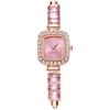 Nuevo Reloj Elegante de Moda Pequeño Azúcar con Cordón Diamante Reloj de Mujer Extraíble Reloj de Pulsera de Cuarzo para Mujer Reloj Pulsera