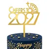 Copyright 2027 Adornos para Pastel de Feliz Año Nuevo Acrílicos Decoraciones para Fiesta de Año Nuevo Adornos