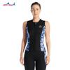 Traje de buceo de 3 mm dividido transfronterizo chaleco de buceo cálido cremallera frontal esnórquel natación a prueba de frío chaleco de surf
