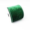 Cinta Decorativa Navideña de Color Sólido Dorado Rojo Verde Guirnalda Material Cinta Borde Asado Empaque de Regalo Nudo