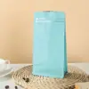 Bolsa de Café con Sellado de Ocho Lados, Bolsa de Empaque de Alimentos con Válvula, Bolsa Auto-sellable de Pie para Granos de Café, Bolsa de Sellado para Alimento de Gato y Perro