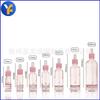 Frasco de óleo essencial rosa pêssego de 5ml-100ml Frasco conta-gotas de vidro de 30ml Frasco de óleo essencial Frasco de óleo essencial cosmético