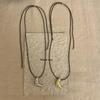 Minimalismo ~ Colgante de Maíz Coreano Collar Largo Personalidad Única Cadena de Lana Otoño e Invierno Accesorios Elegantes para Colgar en el Cuello