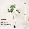 Planta Verde Artificial Grande Nórdica Árvore da Fortuna Decoração de Chão para Entrada de Casa Interior Paisagismo Planta Falsa em Vaso Personalização