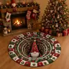 Alfombra navideña 3D, sofá de sala de estar, decoración de ambiente festivo, mesa de centro, resistente a las manchas y duradera, felpudo de Papá Noel, venta al por mayor