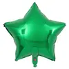 Balão de alumínio de 18 polegadas em formato de coração de amor, estrela de cinco pontas, cor sólida, para casamento, festa de aniversário, fabricantes de balões de alumínio decorativos, atacado